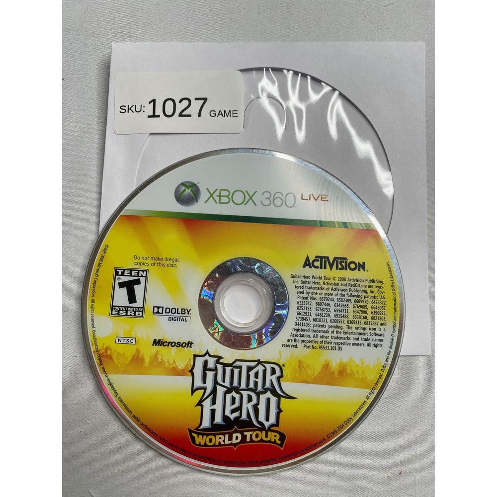 Guitar Hero World Tour Microsoft Xbox 360